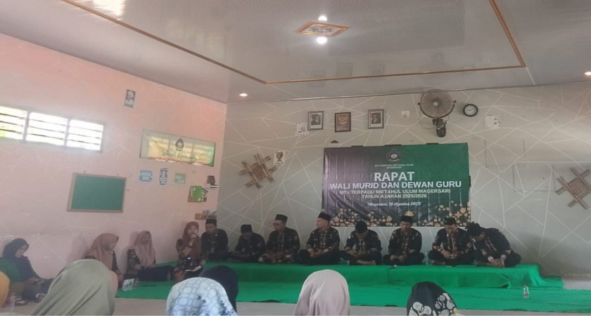Pertemuan Wali Murid dan Pembentukan Paguyuban MTs Terpadu Miftahul Ulum Magersari
