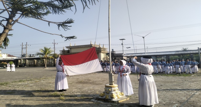 Upacara Hari Kebangkitan Nasional MTs Terpadu Miftahul Ulum Magersari