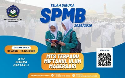 SPMB MTs Terpadu Miftahul Ulum Magersari Tahun Pelajaran 2025/2026