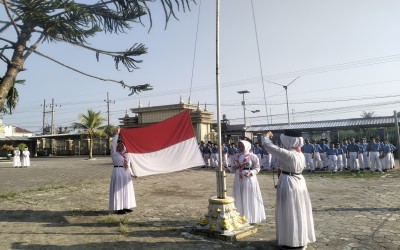 Upacara Hari Kebangkitan Nasional MTs Terpadu Miftahul Ulum Magersari